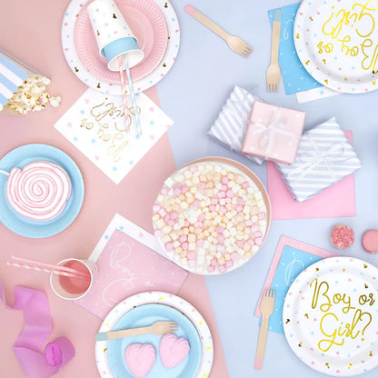 Boy or Girl Gender Reveal Napkins
