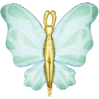 Large Butterfly Balloon - Mint Green