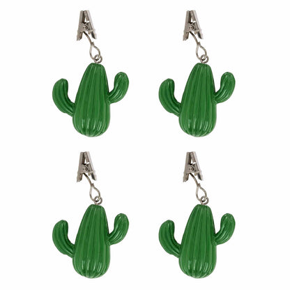 Cactus Tablecloth Weights, Set of 4