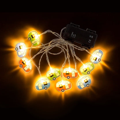 Caravan/Camper String Light Chain with 10 LED Bulbs