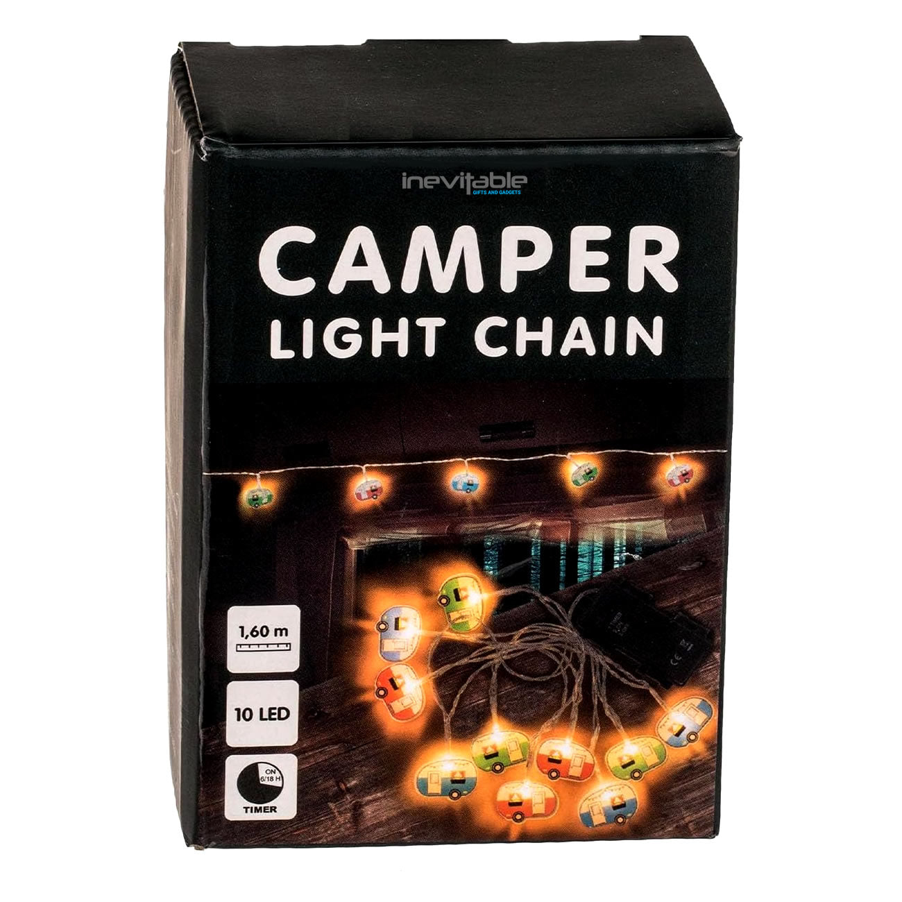 Caravan/Camper String Light Chain with 10 LED Bulbs