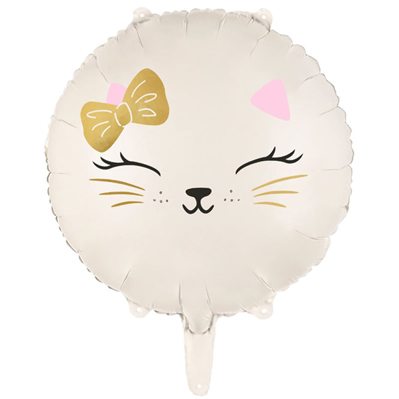 Kitty Cat Face Foil Balloon