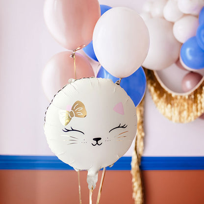 Kitty Cat Face Foil Balloon