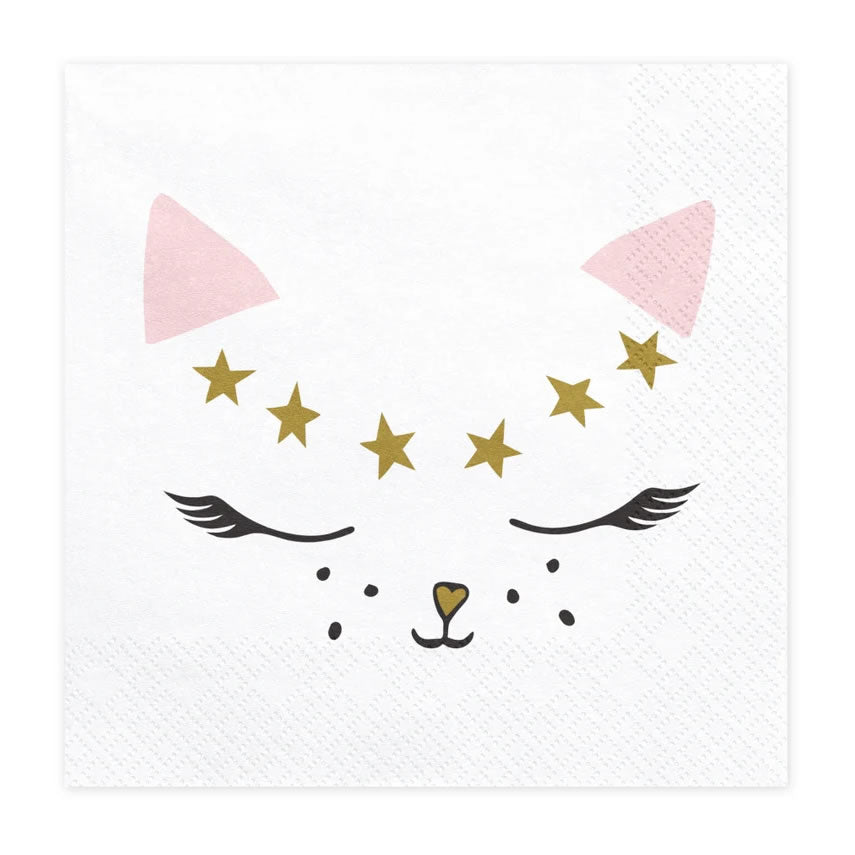 Kitty Cat Paper Napkins