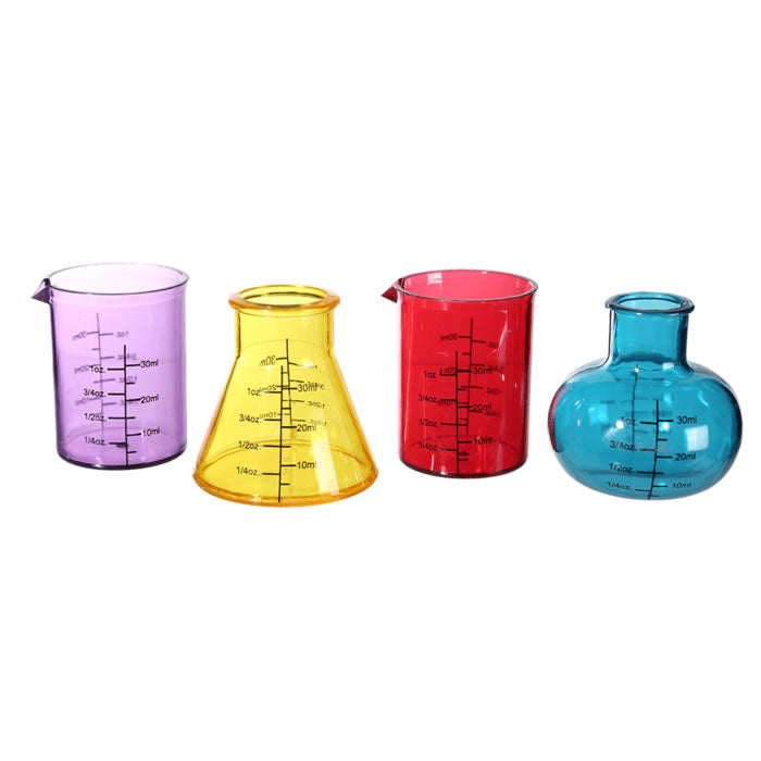 Chemistry Shot Glasses, Set of 4