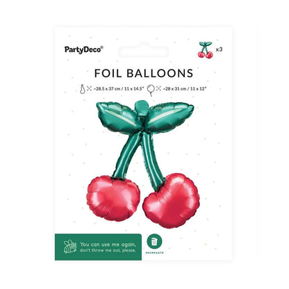 Cherry Balloons, Set of 3