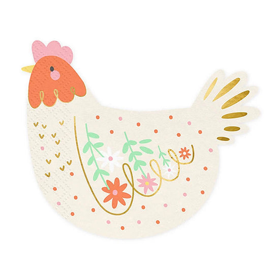 Hen Paper Napkins