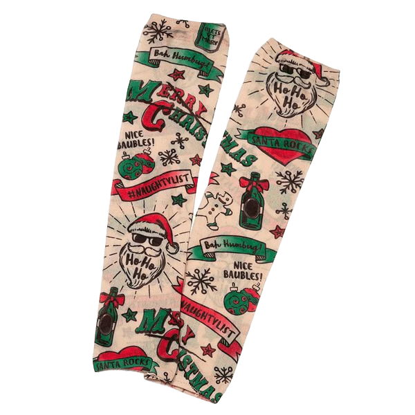 Christmas Fabric Tattoo Sleeve