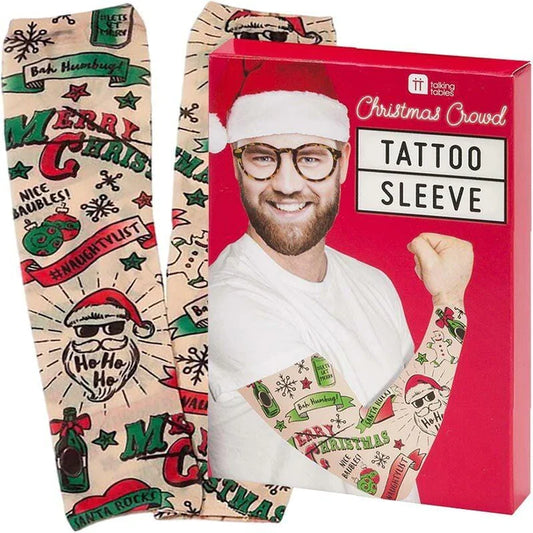 Christmas Fabric Tattoo Sleeve