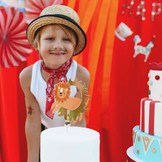 Circus Lion Cake Topper