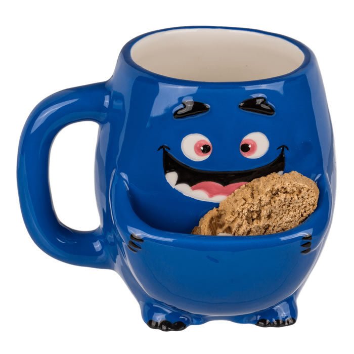 Cookie Cuddler Dolomite Monster Mug Blue