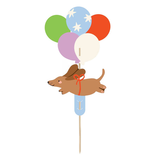 Dachshund Birthday Cake Topper
