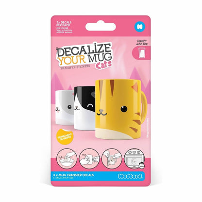 Decalize Your Mug Transfer Stickers - Cats