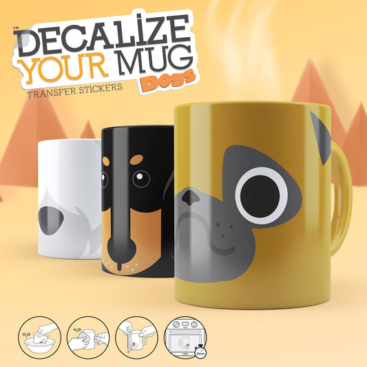 Decalize Your Mug Transfer Stickers - Dogs