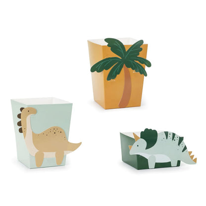 Dinosaur Party Snack Boxes, Pack of 6