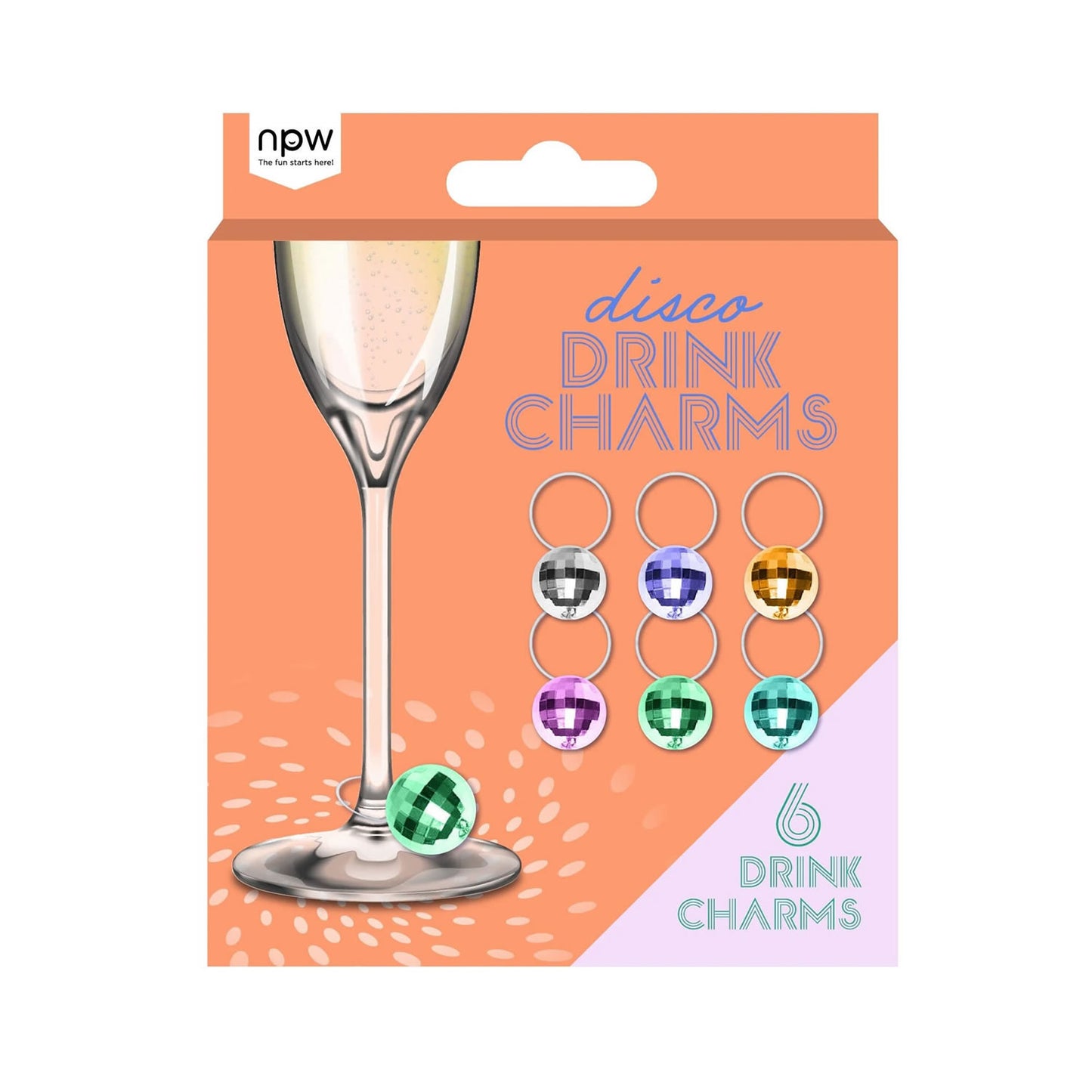 Disco Drink Charms