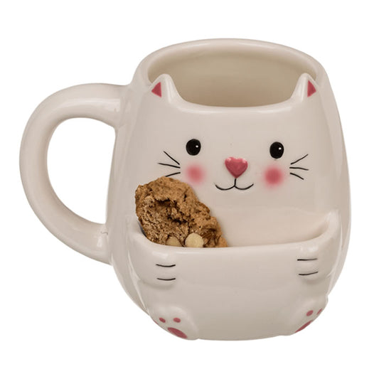 Cookie Cuddler Dolomite Cat Mug