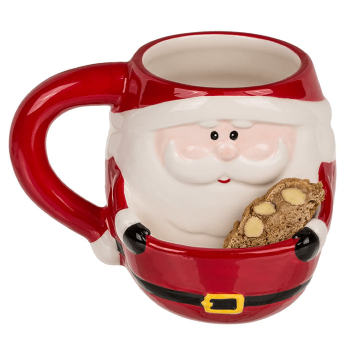 Cookie Cuddler Dolomite Santa Mug