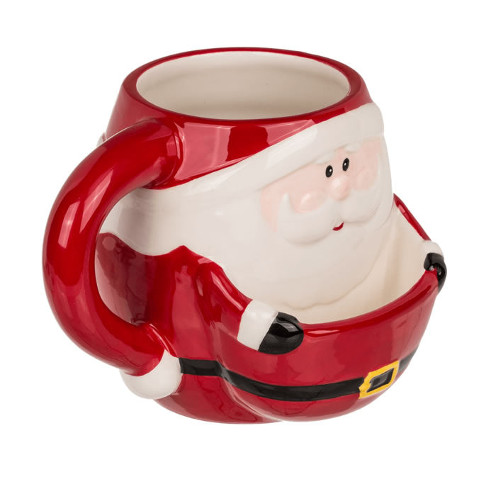 Cookie Cuddler Dolomite Santa Mug