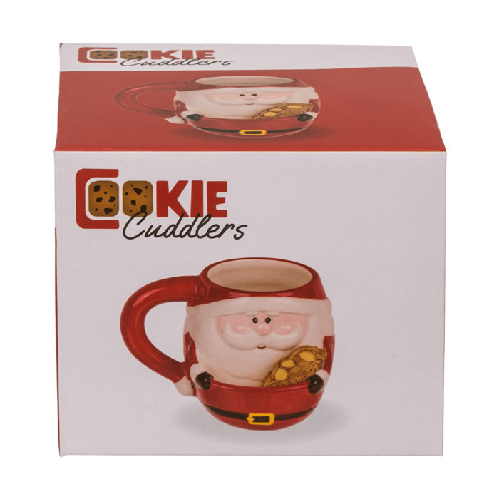 Cookie Cuddler Dolomite Santa Mug