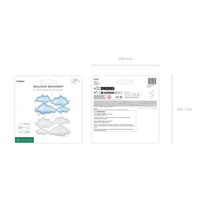 Double-sided Cloud Balloon Backdrop