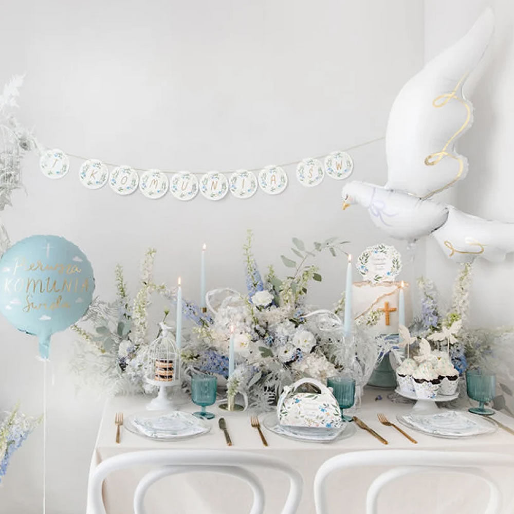 Large Dove Foil Balloon