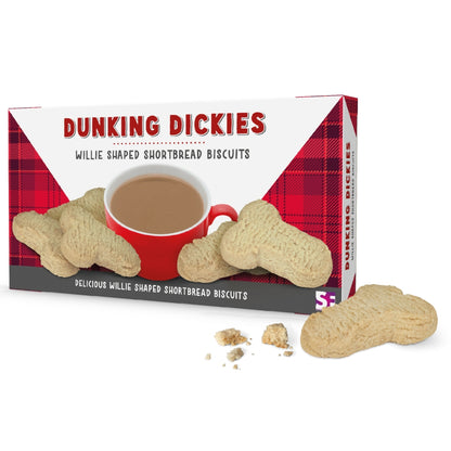 Dunking Dickies Willie Shaped Biscuits