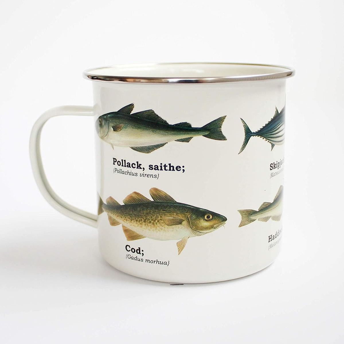 Fish Ecology Enamel Mug