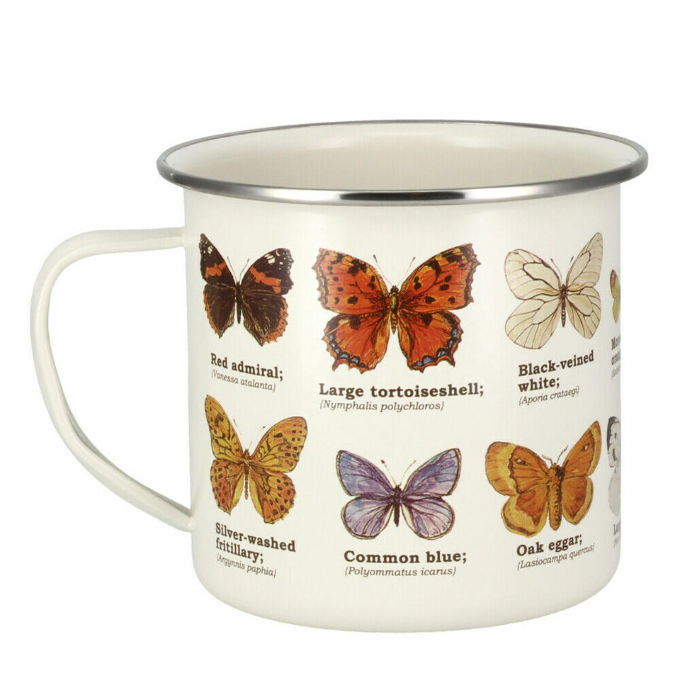 Butterfly Ecology Enamel Mug