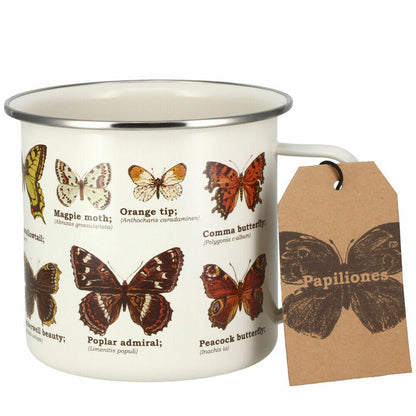 Butterfly Ecology Enamel Mug