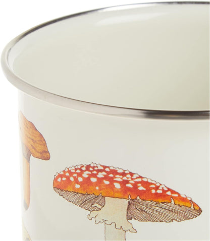 Mushroom Ecology Enamel Mug