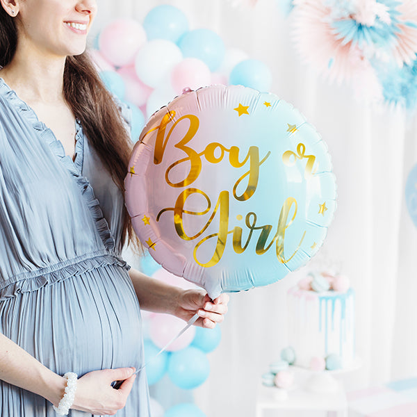 Pink and Mint Boy or Girl Balloon