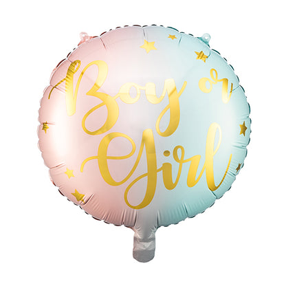 Pink and Mint Boy or Girl Balloon