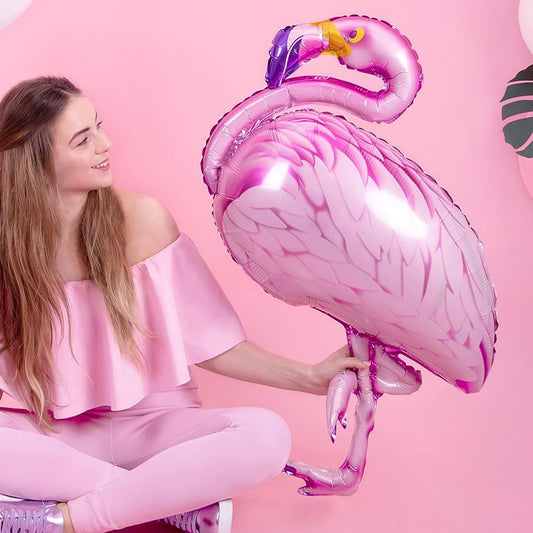 Pink Flamingo Foil Balloon