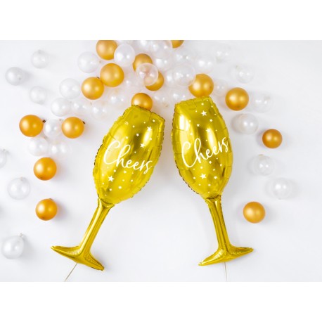 Champagne Glass Foil Balloon