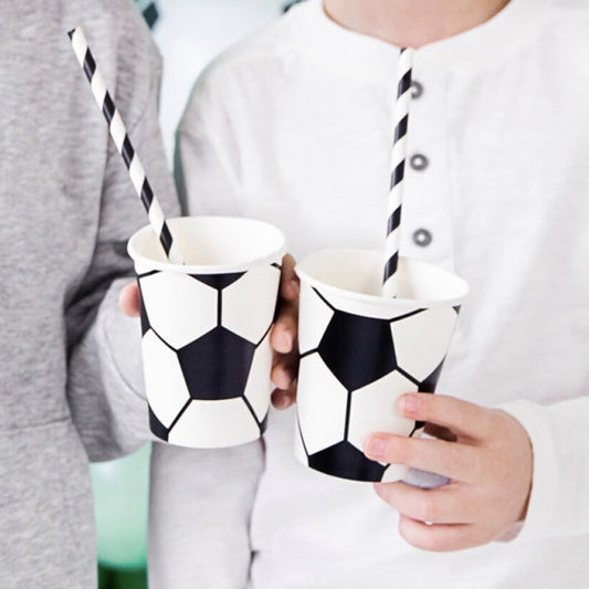 Football Party Paper Cups Pack of 6