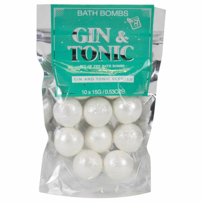 Gin and Tonic Bath Bombs