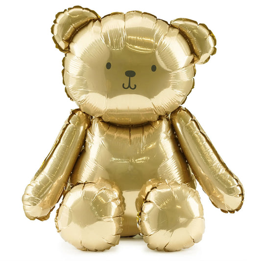 Gold Bear Balloon