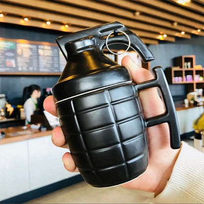 Hand Grenade Designed Ceramic Mug