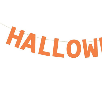 Orange Halloween Banner