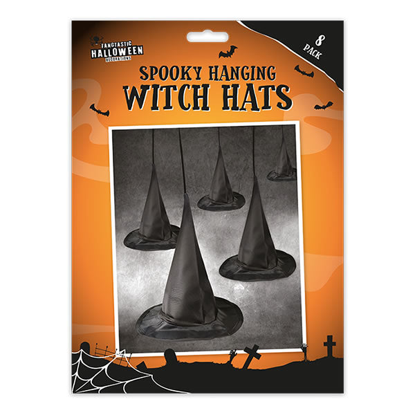 Spooky Hanging Witch Hats