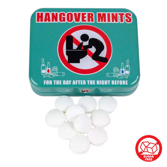 Hangover Mints in a Tin