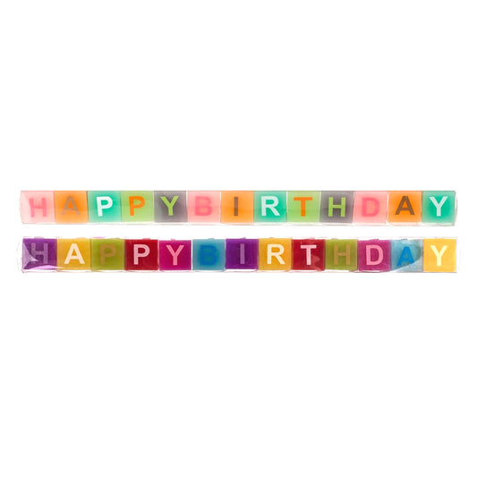 Happy Birthday Candle Blocks