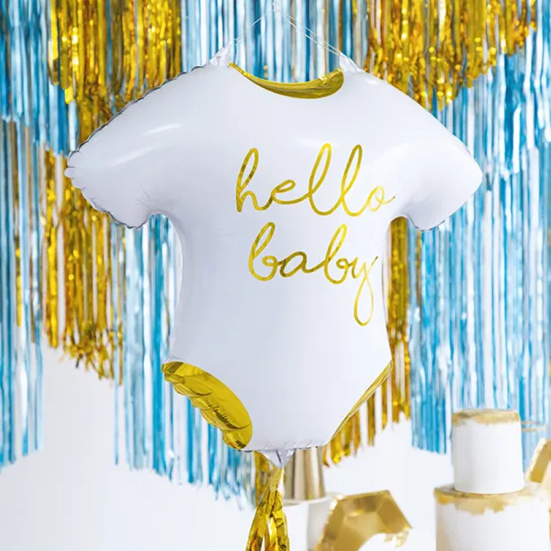 Baby Romper 'Hello Baby' Foil Balloon