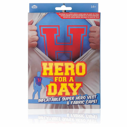 Inflatable Hero For A Day Tank & Cape
