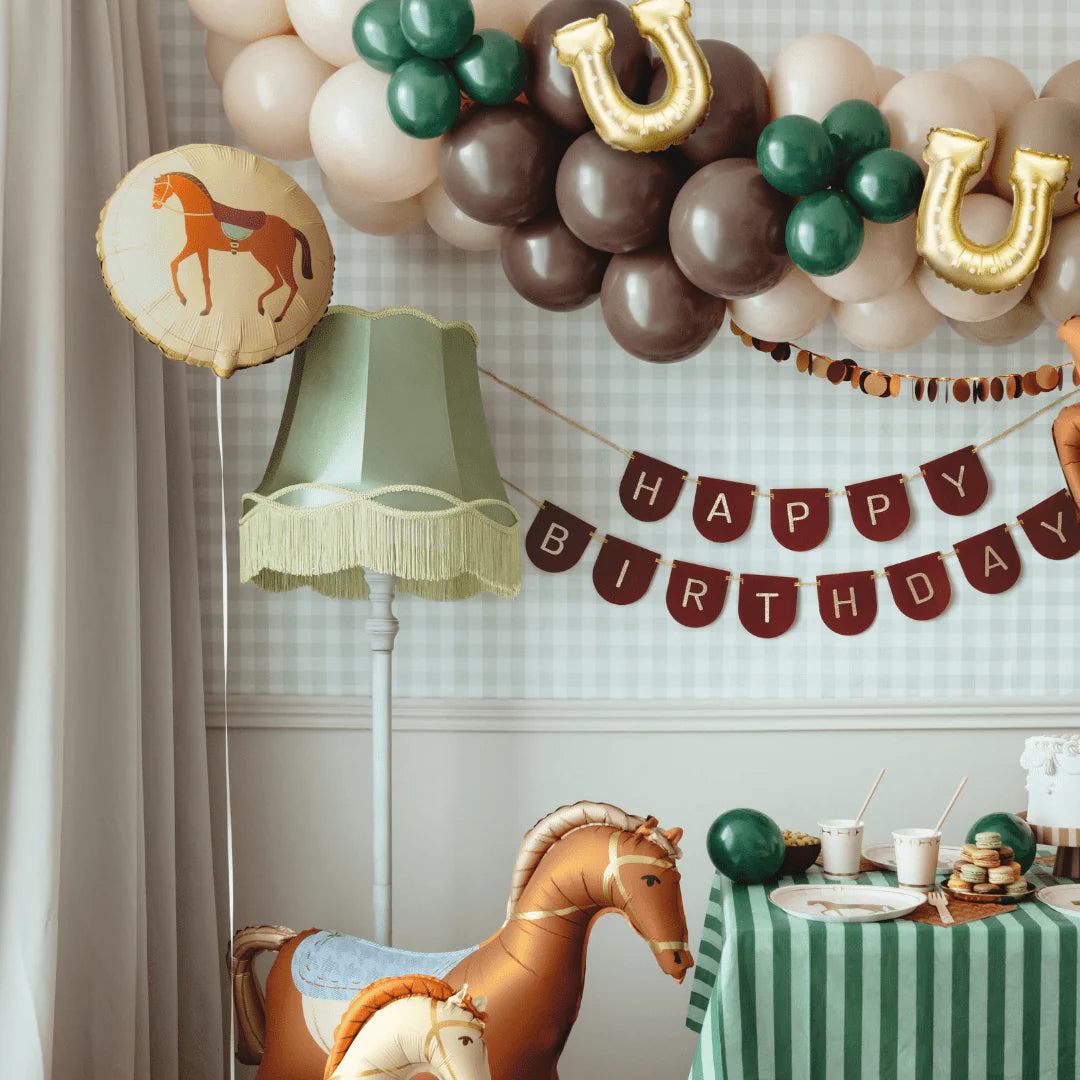 Round Horse Foil Balloon