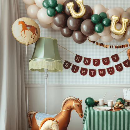 Round Horse Foil Balloon