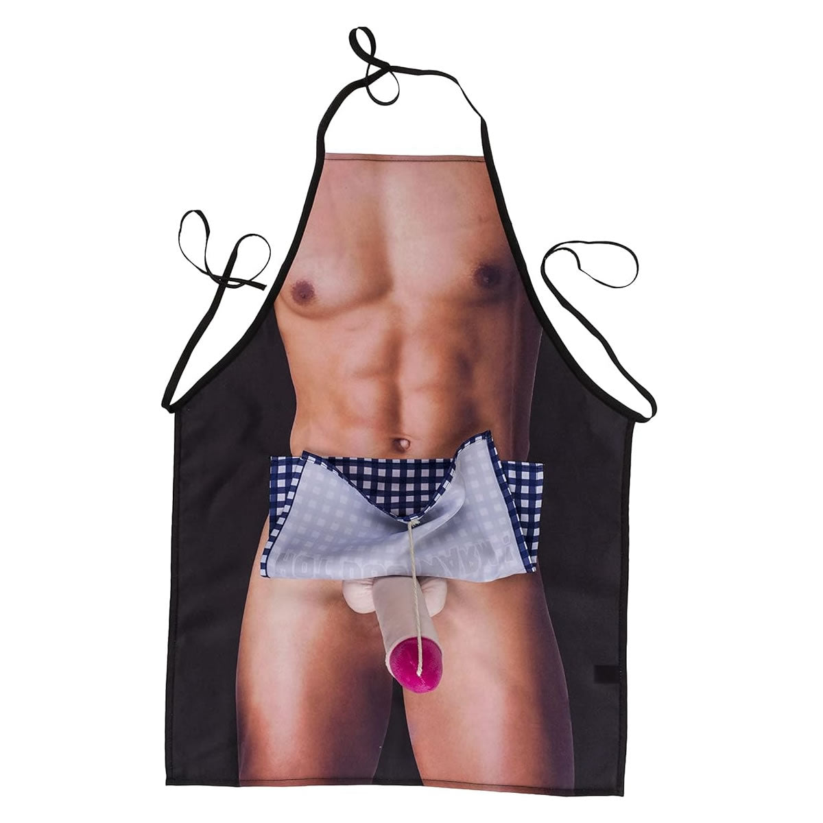 "I keep my hot dog warm" Funny Kitchen Apron