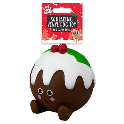 Large Squeaking Christmas Pudding