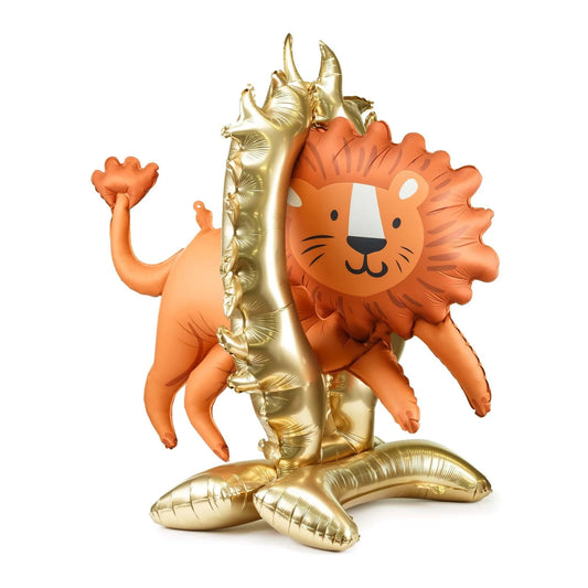 Giant Standing Lion Foil Balloon